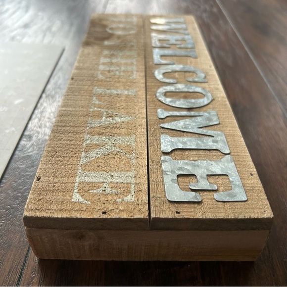 Lake Welcome Sign - Picture 6 of 8